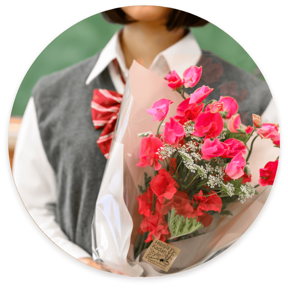 卒業式や卒園式に